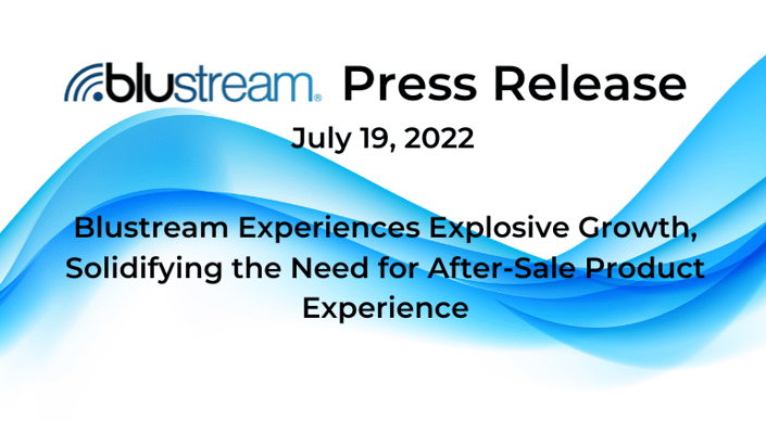 BluStream's Explosive Growth, Solidifies the Need for After-Sale Product Experience